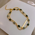 Pulsera doble Olivia | Oro