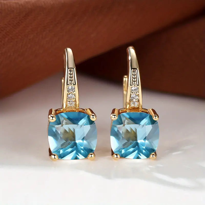 Pendientes de aro Piedra Mística | Oro