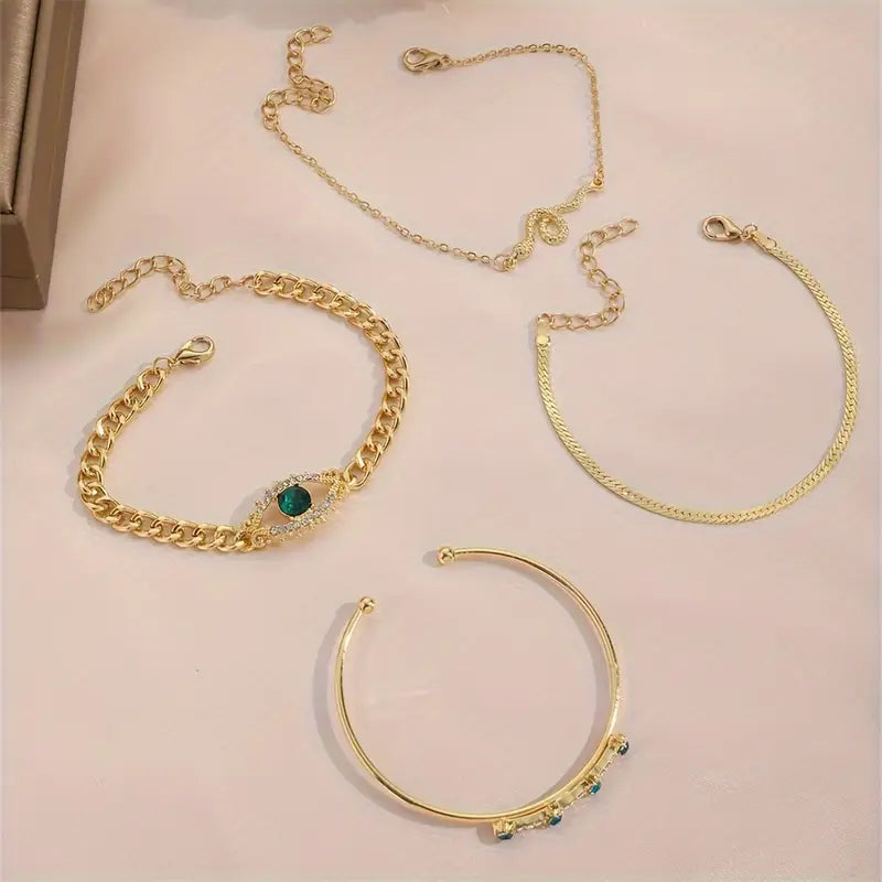 Set de pulseras Serpentina | Oro
