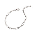 Pulsera eslabones Venecia | Oro blanco