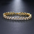 Pulsera Hojas del Bosque | Oro
