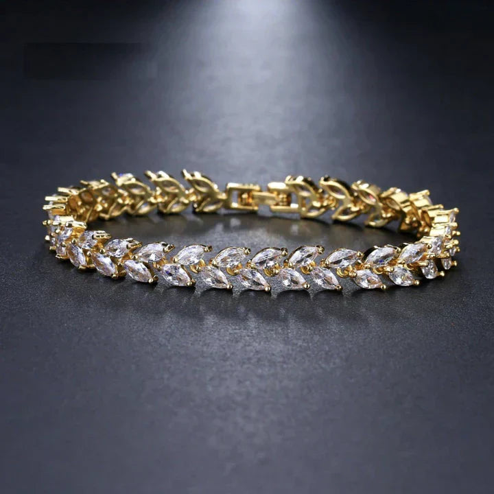 Pulsera Hojas del Bosque | Oro