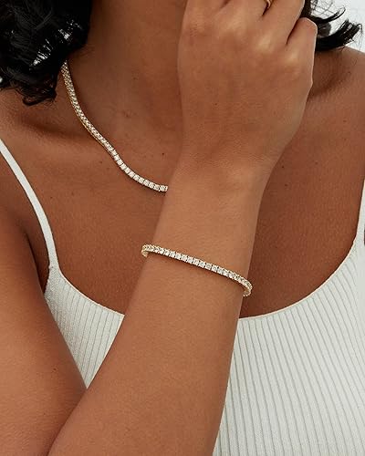 Pulsera tenis clásica | Oro