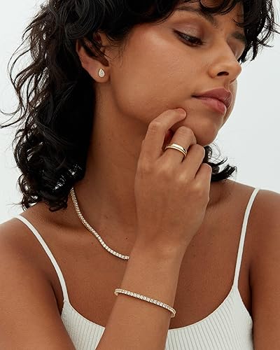 Pulsera tenis clásica | Oro