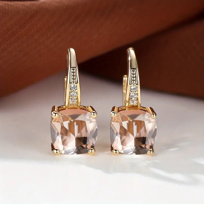 Pendientes de aro Piedra Mística | Oro