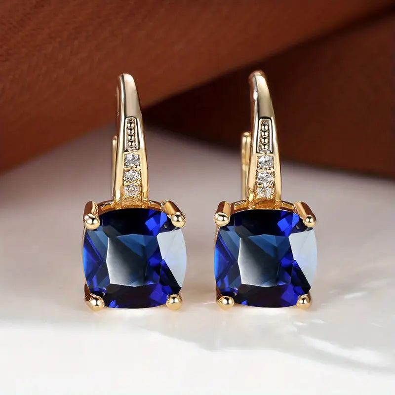 Pendientes de aro Piedra Mística | Oro