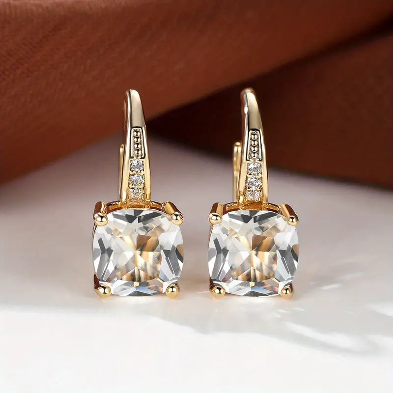 Pendientes de aro Piedra Mística | Oro