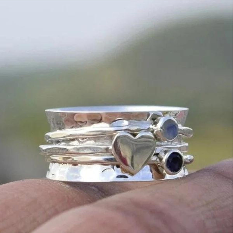 Anillo giratorio Corazón