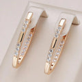 Pendientes con circonitas | Oro