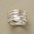Anillo calado antiguo | Oro y plata