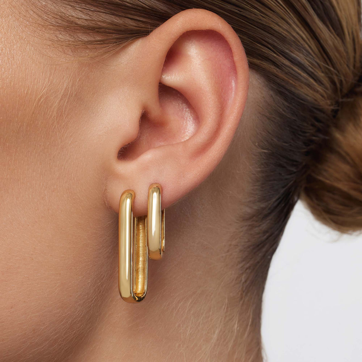 Pendientes de aro Icono | Oro