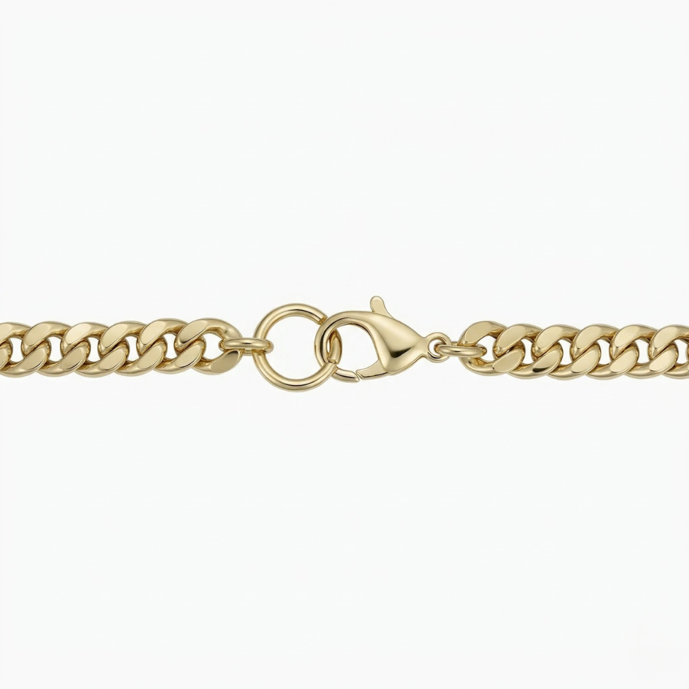 Pulsera cubana Herencia | Oro