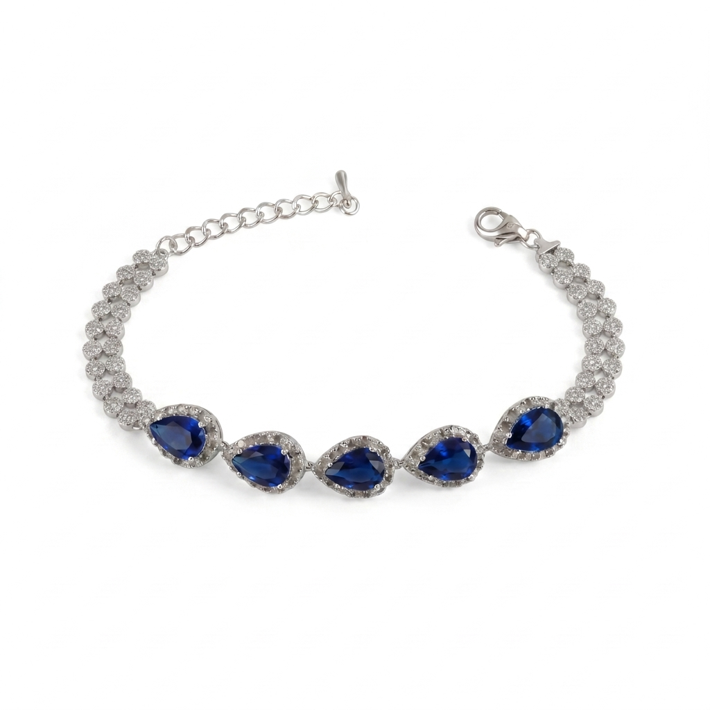 Pulsera Serena | Oro blanco