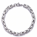 Pulsera eslabones Corona | Oro blanco