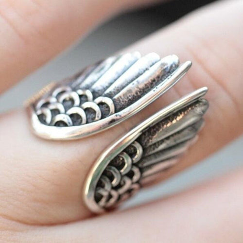 Anillo ajustable Ángel | Plata de ley 925