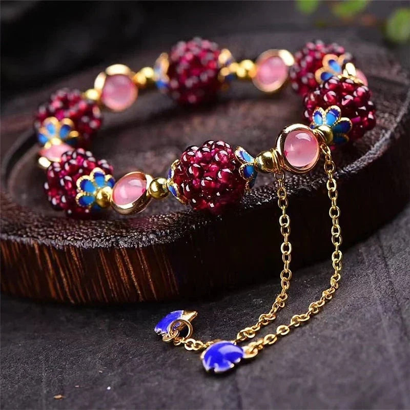 Pulsera Jardín de Gemas | Oro