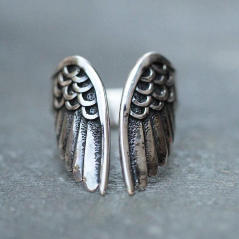 Anillo ajustable Ángel | Plata de ley 925