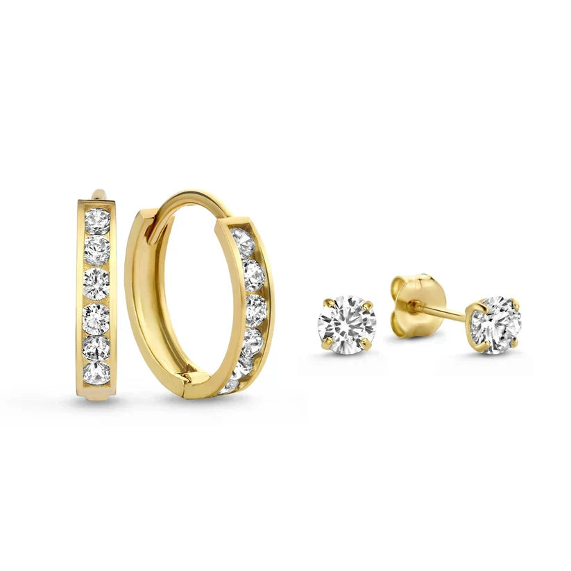 Set de pendientes Dara | Oro