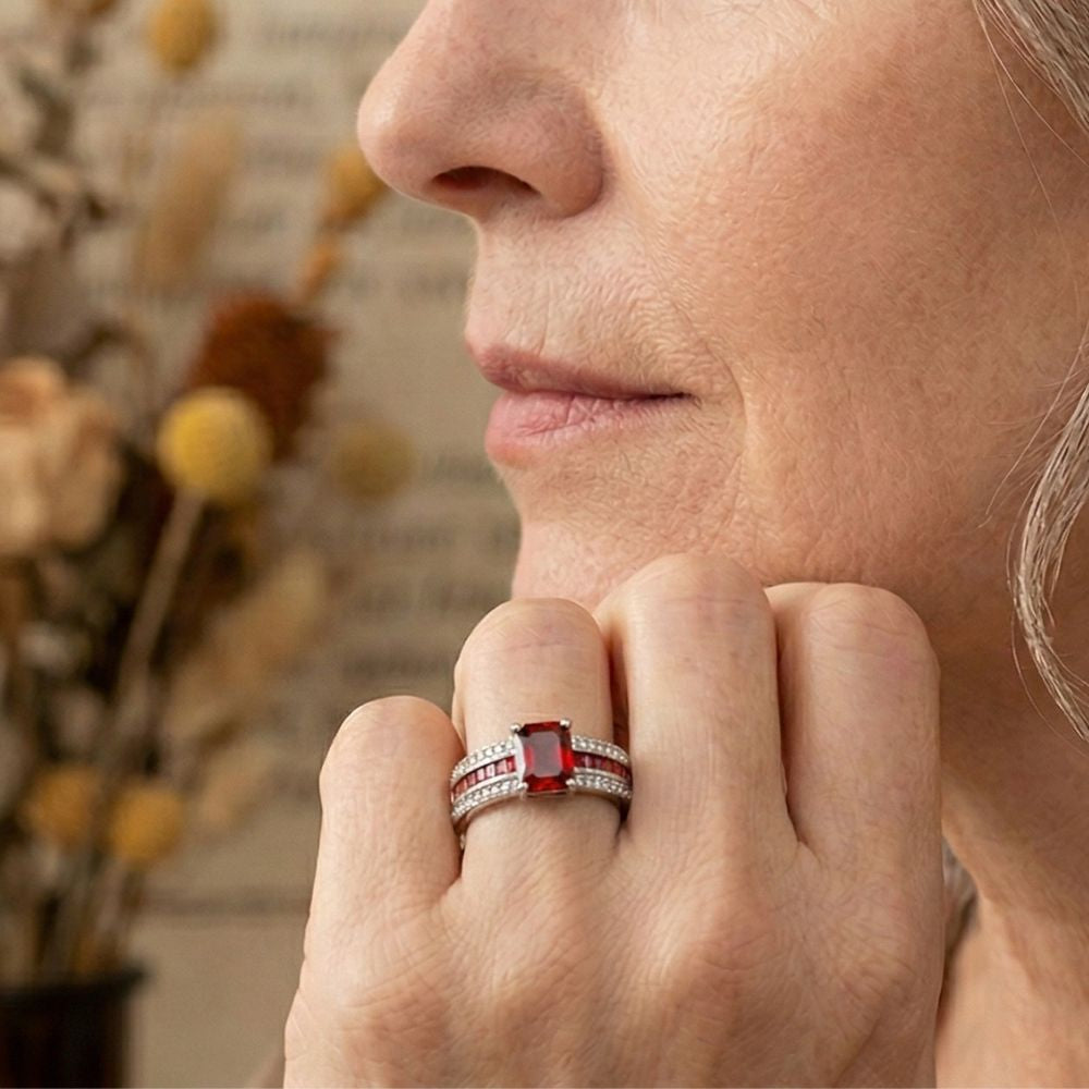 Anillo Casilda Rojo