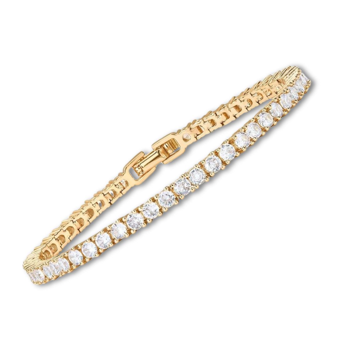 Pulsera tenis clásica | Oro blanco
