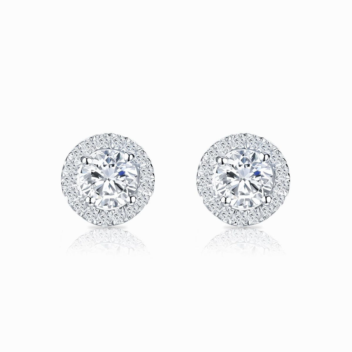 Pendientes Bella Dama | Oro blanco