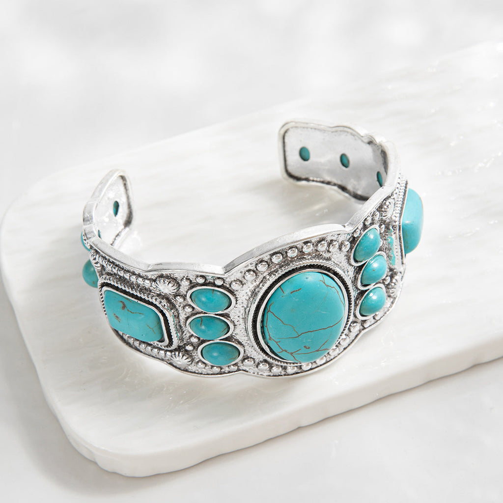 Brazalete Cielo de Valencia | Oro blanco