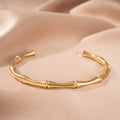 Brazalete Bambú | Oro