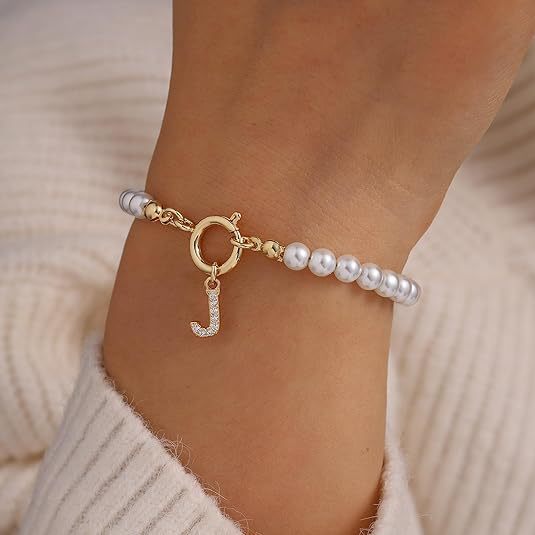Pulsera con letra Llave | Oro