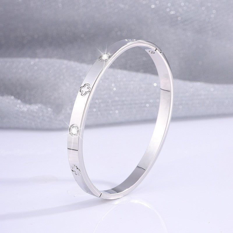 Pulsera Alegría | Oro blanco