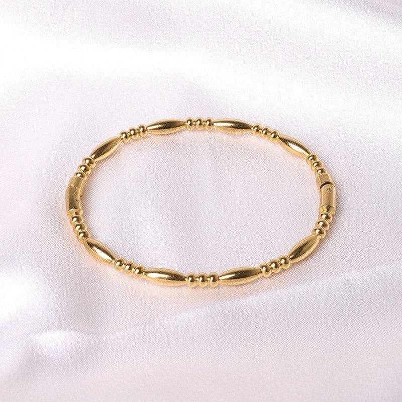 Pulsera Lorena | Oro blanco