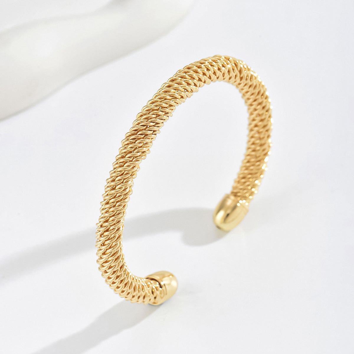 Brazalete cordón Casiano | Oro