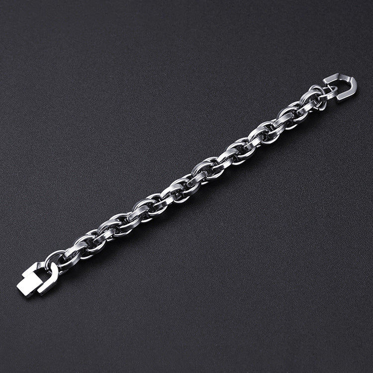 Pulsera Ribera | Oro blanco