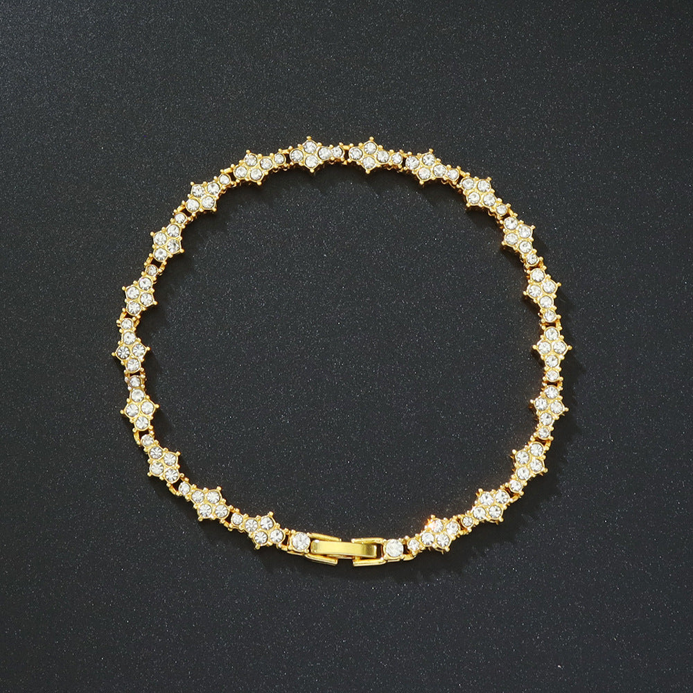 Pulsera tenis Racimo clásica | Oro