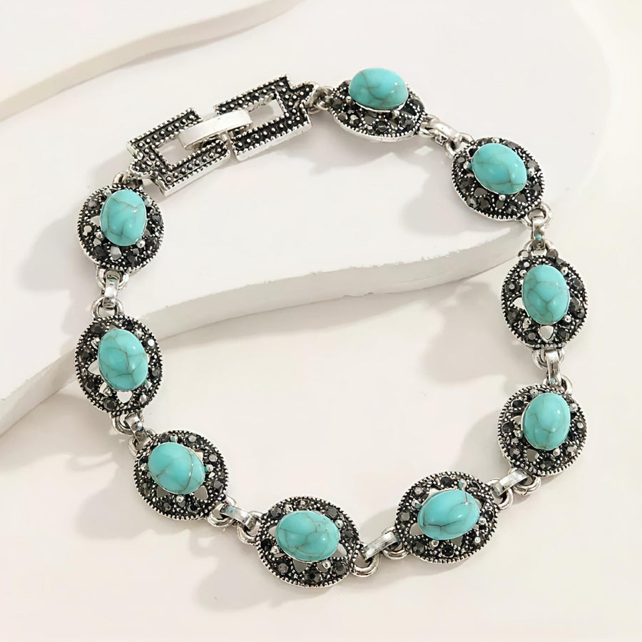 Pulsera Emblema Noble | Oro blanco