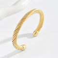 Brazalete trenzado | Oro