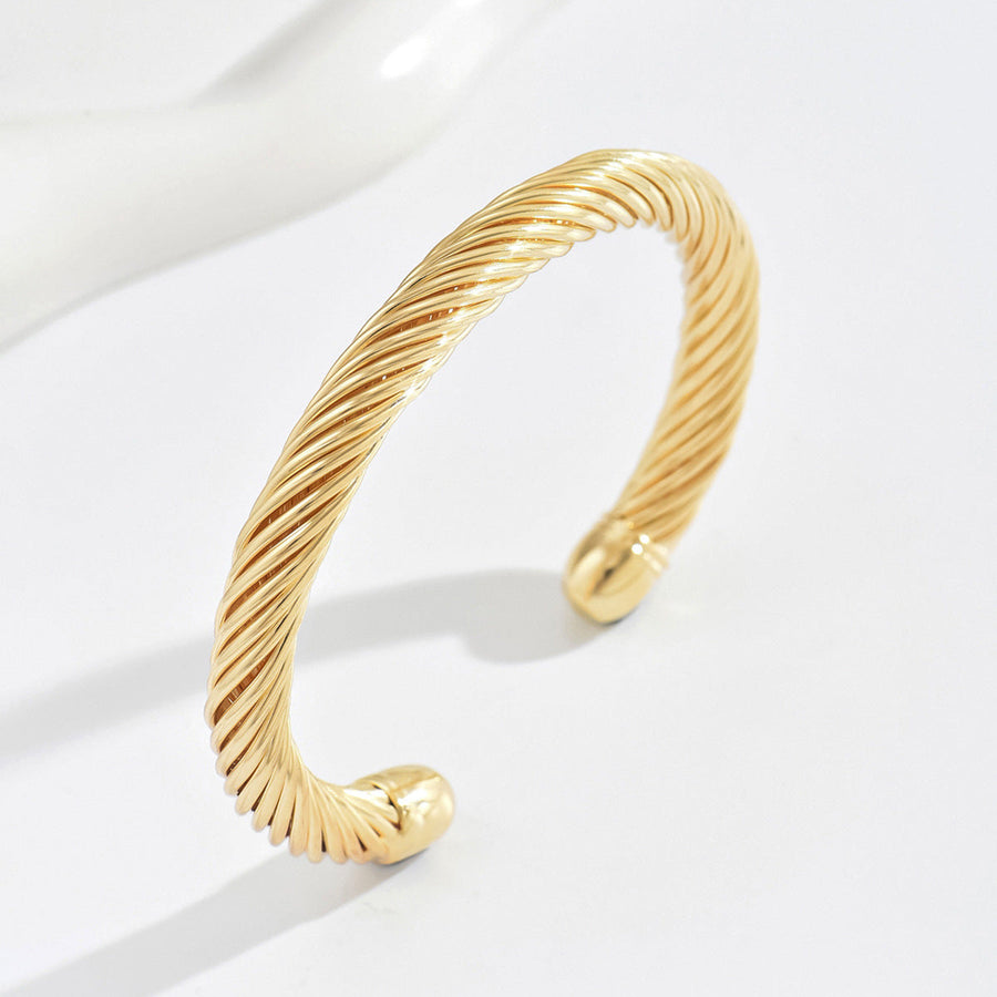 Brazalete trenzado | Oro