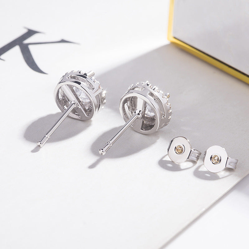Pendientes Destello Solea | Oro blanco