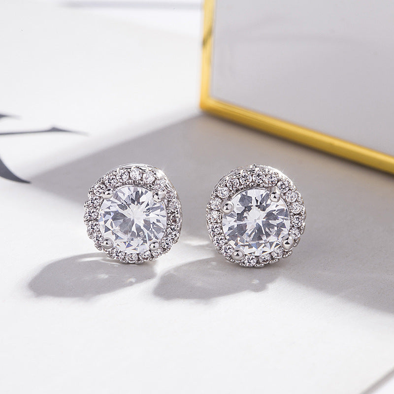 Pendientes Destello Solea | Oro blanco