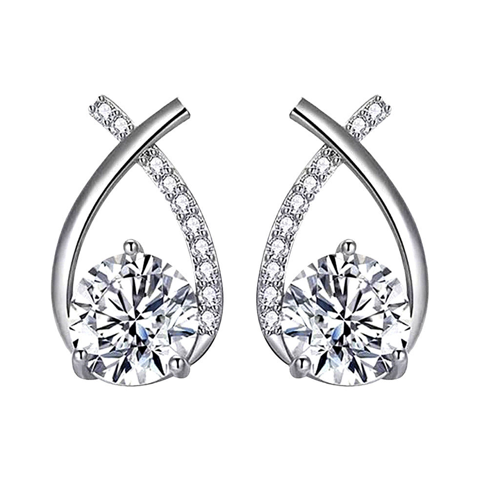 Pendientes Ariadna | Oro blanco