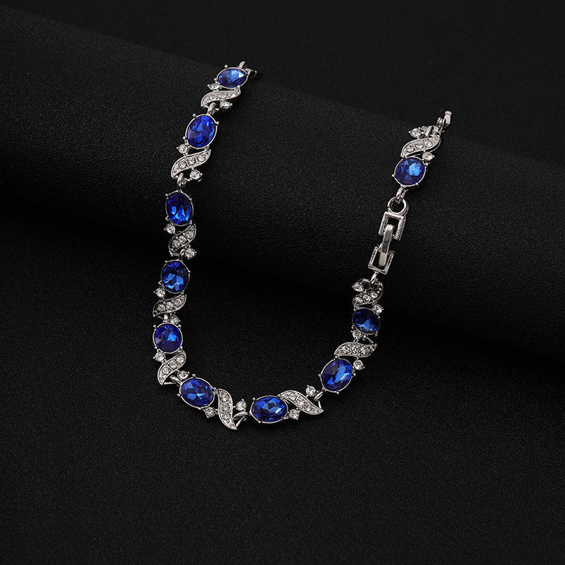 Pulsera Gema Serafina | Oro blanco