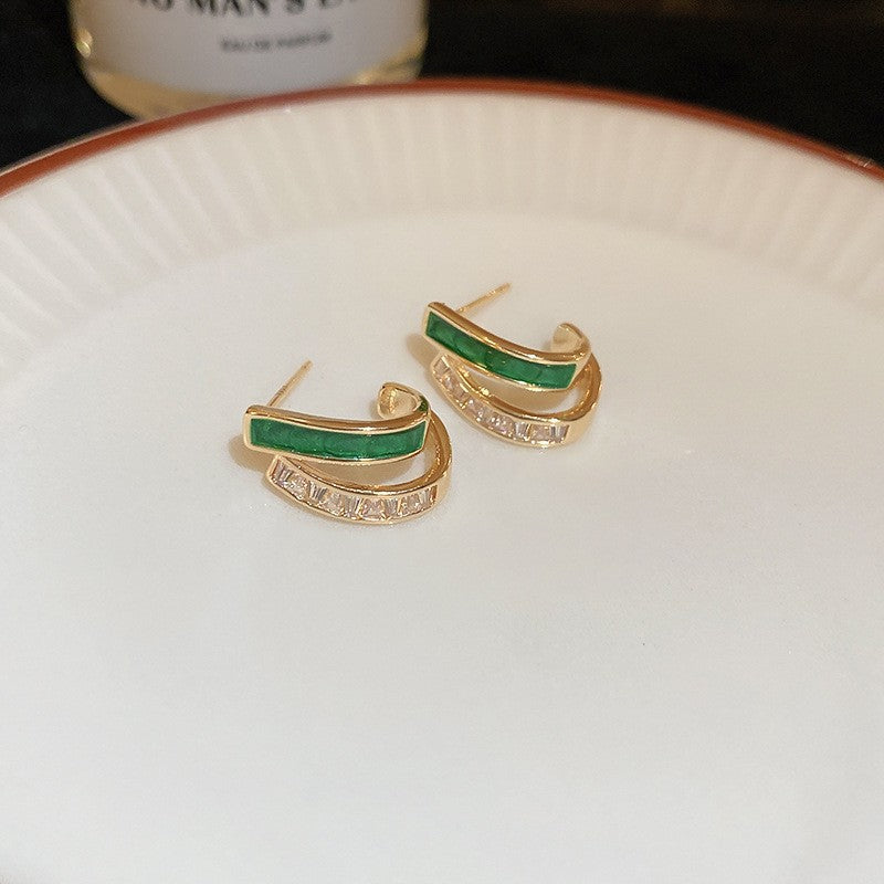 Pendientes Follaje Cloe | Oro