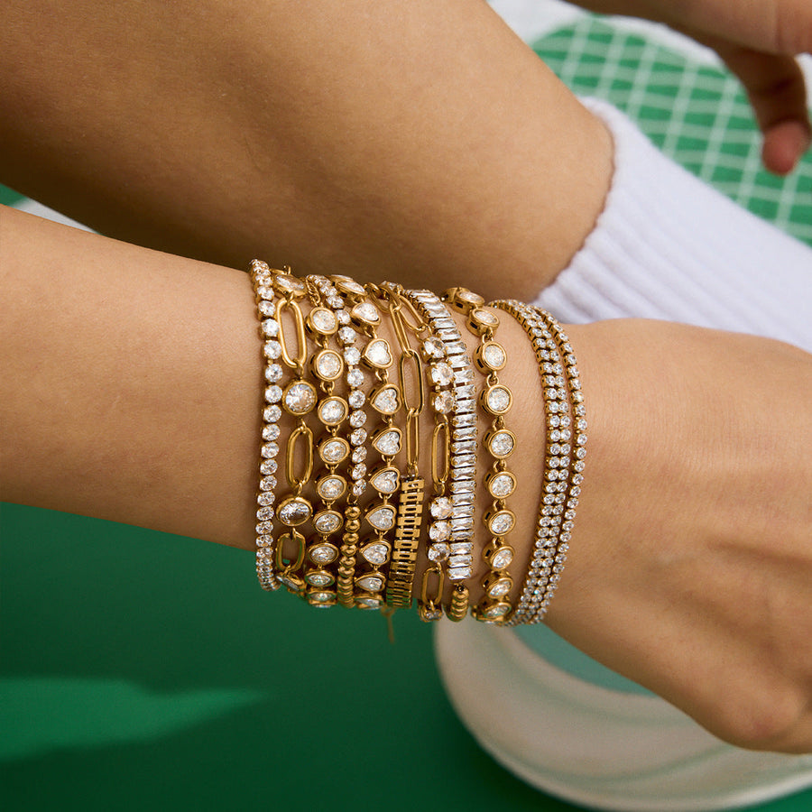 Set de pulseras Soledad | Oro