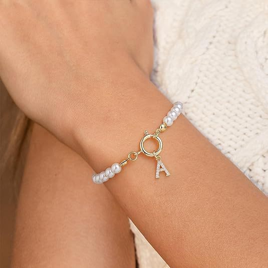 Pulsera con letra Llave | Oro