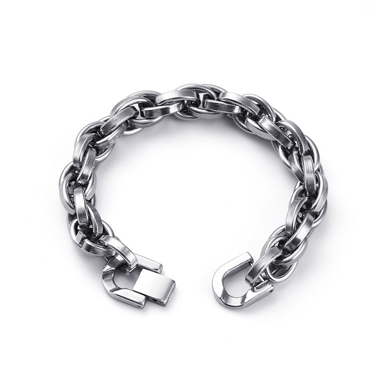 Pulsera Ribera | Oro blanco