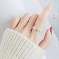 Anillo Flor antiguo calado | Plata