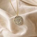 Collar Girasol con circonitas