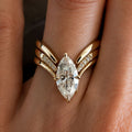Set de anillos talla marquesa