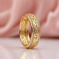 Anillo calado brillante | Oro