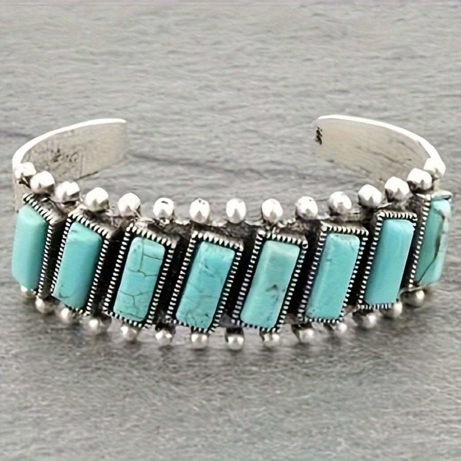 Brazalete turquesa Quimera | Oro blanco