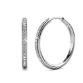 Pendientes pavé Sorel | Oro blanco